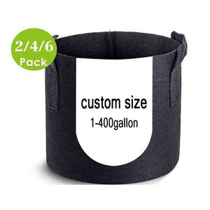 Sacs de culture pour plantes personnalisés, 5 gallons, résistants, épais, non tissés, avec poignées - Product Image 1
