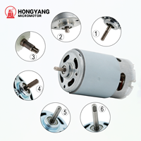 Motores DC HongYang RS-550 555 12V 24V OEM ODM Certificação Rohs EMC Motor Elétrico para Elevador Secador