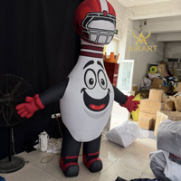 Ballon gonflable publicitaire en forme de bouteille de bowling personnalisée pour défilés et événements