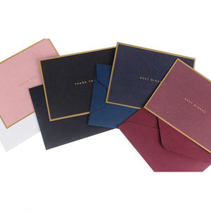 Tarjetas de Agradecimiento con Logotipo Personalizado, Hermosas Tarjetas de Felicitación con Sobre, Tarjetas de Mejores Deseos para Negocios y Eventos, Recuerdos de Boda y Fiestas - Product Image 6