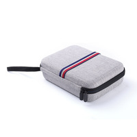 Petite coque rigide EVA batterie pochette de rangement organisateur étui étanche pour accessoires numériques pour écouteurs étui de transport