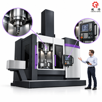 Vertikale CNC-Drehmaschine mit Dreharbeitstisch und Automatischem Werkzeugwechsler für Metallbearbeitung CNC-Drehmaschine