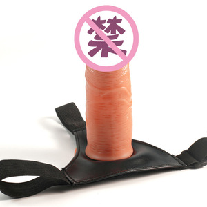 Muhuan Hollow Wearable Penis, Unisex Simulated Penis Sheath Leather Pants, Adult Wearable Sex Toy - Product Image 3