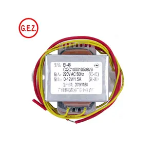 gez ce cul cqc certificate class b 120v to 6v 6-0-6 transformer