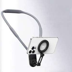 Supporto Magnetico da <span class=keywords><strong>Collo</strong></span> per Telefono, <span class=keywords><strong>Porta</strong></span> <span class=keywords><strong>Cellulare</strong></span> da Petto per Registrazione Video, Supporto da <span class=keywords><strong>Collo</strong></span> per Smartphone - Product Image 3