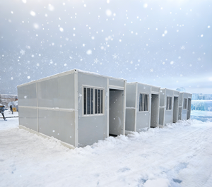 Casa Container Pieghevole All'ingrosso, Elegante Mini Casa Prefabbricata Smontabile da Giardino, Design Container Multi-Cottage, Casa Pieghevole a Z - Product Image 1