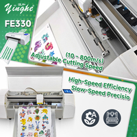 Máquina cortadora de papel Yinghe, máquina de plotter de corte de papel de precisión para cámara, cortador de etiquetas de escritorio FE330