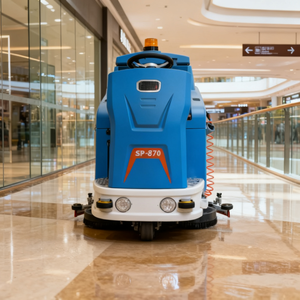 bibo SP870 Dual-<b>Brush</b> <b>Floor</b> Scrubber Standard Configuration Ride-On Industrial <b>Floor</b> Scrubber for Workshop and Commercial Use - Product Image 2
