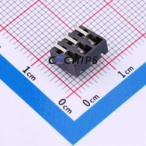 09H463000 Blade/Spring Contact Battery Connector SMD,P=3mm Connector - Product Image 2