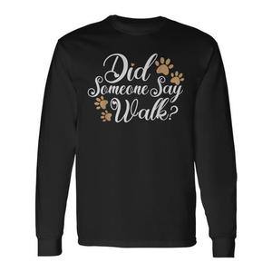 Camiseta de manga larga para paseador de perros, camiseta linda para pasear perros, regalo para amantes de las mascotas - Product Image 1