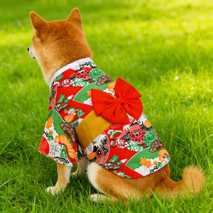 Yisi Japanese-style Dog Kimono Polyester Small Medium Pet Clothing All Seasons Cute Design - Product Image 3