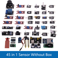 Kit de Démarrage 45-en-1 Modules de Capteurs pour Arduino – Mieux que le Kit de Capteurs 37-en-1 – Compatible R3 MEGA2560