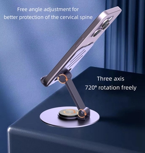 Factory Ready Stock Metal Mobile Phone <strong>Tablet</strong> <strong>Stand</strong> 360 Rotation Portable Folding <strong>Tablet</strong> Phone Holder Portable <strong>Tablet</strong> <strong>Stand</strong> - Product Image 6