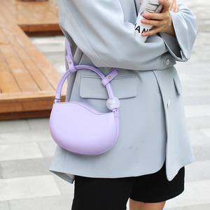 IStapromo Gifts High Quality PU Women's Shoulder Crossbody <b>Bag</b> New Candy Color Fashionable Bead Design Daily Leisure Beach - Product Image 6
