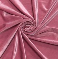 Qualité en gros 100% Polyester coréen velours tissu respirant Stretch bio teint robe costume haut luxe échantillon gratuit