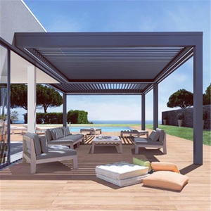 Perchoir de toit pliant pour jardin, cadre en aluminium motorisé 6*3 - Product Image 5