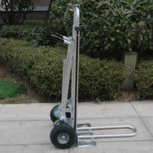 Aluminium 500lbs kapasitas beban perak Aluminium Aloi lipat tugas berat Convertible truk tangan struktur Platform troli - Product Image 5