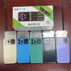 Téléphone portable I18 Pro avec couvercle coulissant, écran 2,4 pouces, 2G GSM, double SIM, MP3, MP4, appareil photo, voix magique, lampe torche, numérotation rapide, radio FM, mini téléphone portable pour femme - Product Image 3