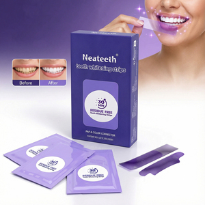 Popüler Diş Beyazlatma Bantları Mor Renk Düzeltme Beyazlatma Bantları Glorysmile V34 Diş Bantları 14 Paket - Product Image 2