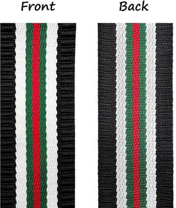 <span class=keywords><strong>Sangle</strong></span> en polyester tissé rayée de 1,5 pouce de large, 12 yards, pour remplacement de sangles de sacs et bandoulières - Product Image 3