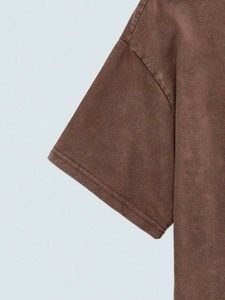 T-shirt rétro délavé pour homme, motif créatif, convient aux hommes et aux femmes, vêtement d'été ample. F10 - Product Image 5