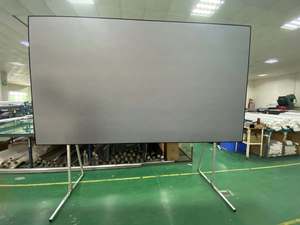 Pantalla de Proyección <span class=keywords><strong>Telon</strong></span> de 150 Pulgadas 4K PET Crystal-SBSP ALR Gris Oscuro con Carcasa de Aluminio y Montaje en Pared/Techo para Cine en Casa - Product Image 3