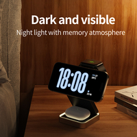 Mince Portable 15W 3 en 1 pliable magnétique téléphone portable voyage rapide sans fil chargeur Station de charge support support