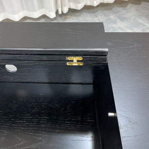 Consola multimedia de lujo de madera moderna al por mayor, muebles de sala de estar, soporte de suelo para <span class=keywords><strong>TV</strong></span>, mueble de mesa para <span class=keywords><strong>TV</strong></span>, armario flotante - Product Image 5