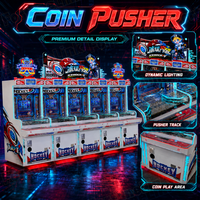 Machine de jeu d'arcade à pousse-pièces commerciale, grande machine de jeu à monnayeur, vente directe usine, machine à pousse-pièces multi-joueurs FEC connectable