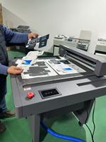 Automatischer Flachbett-Schneide- und Rillplotter – Vollständige Stanzmaschine für Karton mit Kameraerkennung