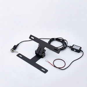 Support de <span class=keywords><strong>plaque</strong></span> d'immatriculation intelligent et réglable pour <span class=keywords><strong>moto</strong></span> 2026 avec commande électronique – Éliminateur de garde-boue - Product Image 1