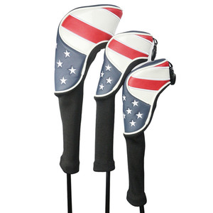 Set di Copritesta per Mazze da <span class=keywords><strong>Golf</strong></span> Personalizzati con Logo Ricamato, in Pelle PU con Magnete, Vendita all'Ingrosso - Product Image 4