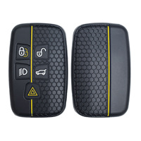 Vente en gros de porte-clés de voiture en silicone nid d'abeille Land Rover Cat Design avec logo personnalisé 2021-2023