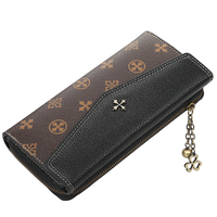Dompet Kartu Kredit PU Panjang Kapasitas Besar Wanita Baellerry Dompet Wanita