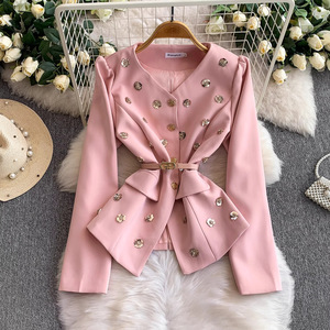 Ensemble deux pièces pour femme avec jupe en tulle et strass, tenue de soirée élégante à nouer à la taille - Product Image 5