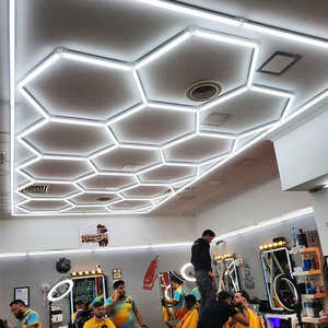 Alluminio personalizzato ad alte prestazioni esagono LED luce impermeabile dettagli luce Garage officina ufficio giardino paesaggio Hotel - Product Image 1