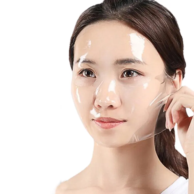Handelsmarke Crystal Moist urizing Face Sheet Hydro Gel Algen aufhellende Bleaching Gesichts maske Hautpflege Collagen Facial Mask