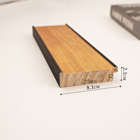 Marco de Fotos Personalizado con Diseño Europeo de Grano de Madera Amarillo, Hecho a Mano, Ecológico, con Relieve Impreso, Entrega Rápida