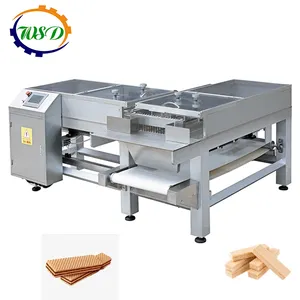 Hot Sale Wafer Cutting Machine Low Consumption Chocolate Ball production line Competitive Price Waffle Maker Baking Equipment
