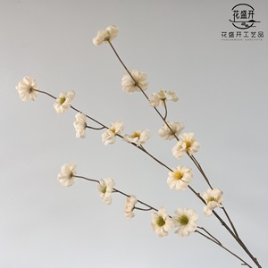 Artificial Frangipani <b>Flower</b> Single Branch <b>Silk</b> High Simulation Wedding Decoration Photography Prop - Product Image 5