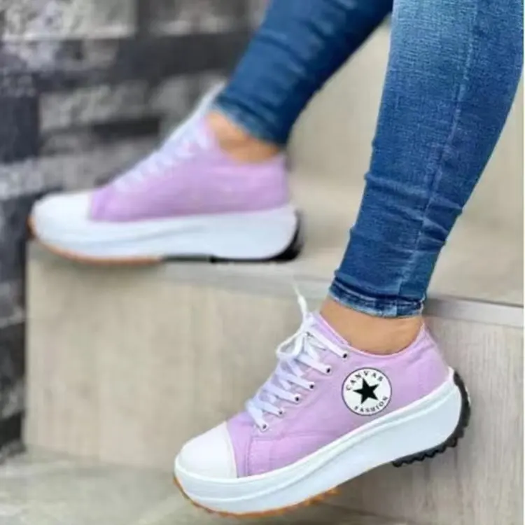 Damen Canvas Schuhe für Mädchen Student Schnüren Leoparden muster Dicke Sohle Sneaker Unisex Round Toe Walking Schuhe Causal