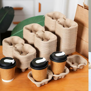 แก้วกาแฟกระดาษเยื่อกระดาษแบบใช้แล้วทิ้งสองชั้น พิมพ์ลายซิลค์สกรีน ย่อยสลายได้ รีไซเคิลได้ เป็นมิตรกับสิ่งแวดล้อม สำหรับเครื่องดื่มร้อ<span class=keywords><strong>น</strong></span> 2/4 ออ<span class=keywords><strong>น</strong></span>ซ์ ขายส่ง - Product Image 2