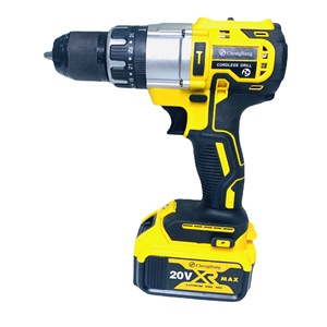 Yellow 13mm Cordless Impact Drill High <b>Torque</b> Portable Power Screwdriver <b>Set</b> With Two 3.0Ah Li-ion Batteries DW791 - Product Image 6