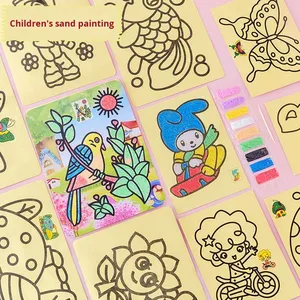 Set de Pintura de <span class=keywords><strong>Arena</strong></span> para Niños, Manualidades Educativas, Graffiti, Jardín de Infancia, <span class=keywords><strong>Arena</strong></span> de Colores Creativa, Plástico ABS, Modelo de 30x20x10cm - Product Image 1