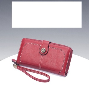 Leather High Capacity Long Clutch Zipper Long Cheap Women Cell Crossbody Bag Wallet Exquisite Phone Handbag - Product Image 6