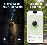 Mini traceur GPS intelligent portable pour animaux de compagnie, suivi en temps réel mondial, anti-perte, moniteur d'activité pour chiens, chats, chatons, chiots, technologie de pointe