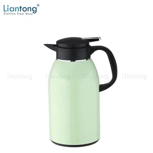 制造商便宜的1.6L 2.2L不锈钢304保温冷咖啡茶水冰热真空壶瓶