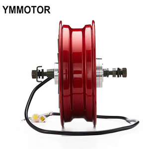 Potente Motor de Eje Doble BLDC de 12 Pulgadas, 2000W, 48-72V, Impermeable IP67, con Imán Permanente, para Scooter y Motocicleta - Product Image 2