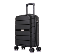 Valise de voyage de haute qualité pour le marché coréen, valise rigide 100% polypropylène PP, cadre métallique