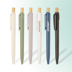 Nouveau stylo à bille promotionnel recyclable et respectueux de l'environnement Rabs GMT Morandi couleur bambou cadeau publicitaire stylo - Product Image 1